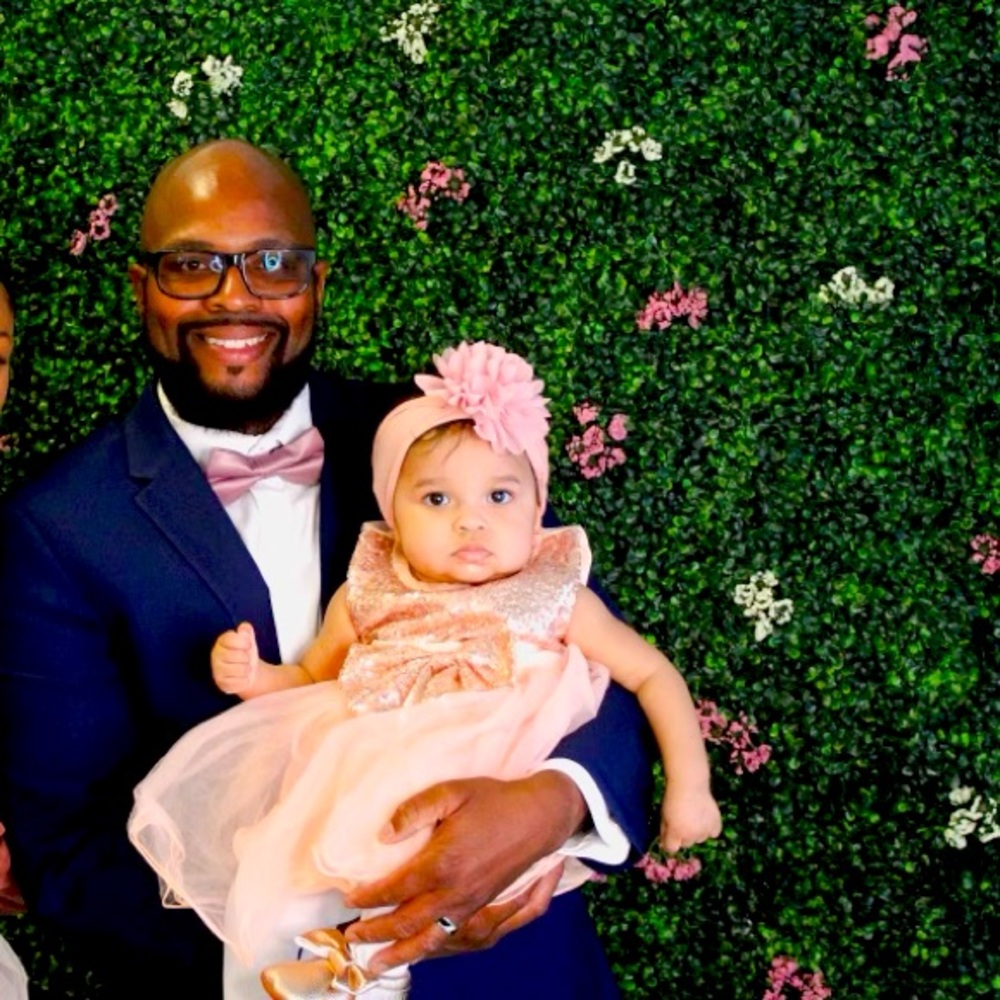 Pink formal baby dress